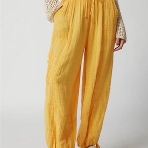 Urban Outfitters Out from under Mustard Drawstring Joggers